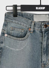 Wilmill gewaschene weite Denim-Hose