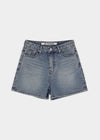 [B-DENIM] WASHING SHORTS 012 - BLUE