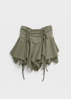 Akel Unfoot Strap Mini Skirt Pants