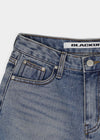 [B-DENIM] WASHING SHORTS 012 - BLUE