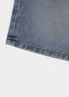 [B-DENIM] WASCHEN SHORTS 012 - BLAU