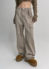 pantalons cargo avec sangle pelcons