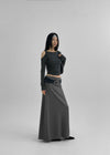 Larunya maxi long skirt