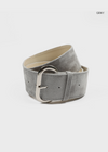 Candle ring suede wide belt