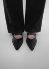 Kempton Buckle Leather Flat Shoes