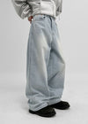 Remitin Washed Wide Denim Pants