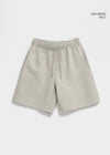[B-BASIC] Mabigat na Cotton Banding Maikling Pantalon 2URI