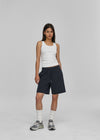 [B-BASIC] Mabigat na Cotton Banding Maikling Pantalon 2URI