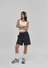 [B-BASIC] Mabigat na Cotton Banding Maikling Pantalon 2URI