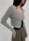 Daynut Crop Strickjacke