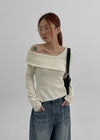 [MADE] Easy Off Shoulder Knit
