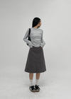 [MADE] Coats Nylon Midi Skirt