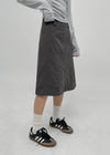 [MADE] Coats Nylon Midi Skirt