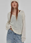 [MADE] Unheel Linen Boxy Long Sleeve Knit