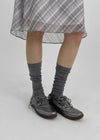 Moonlight ribbed long socks