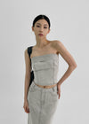 [MADE] Melin SET - Washed Tube Top