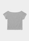 [B-BASIC] Washable Cool Boat Neck Short Sleeve T-Shirt 2SIZE