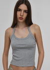 [B-BASIC] Standard Strap Halter Tank Top