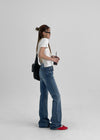 [MADE] Hilsbur Low Waist Boot Cut Denim Pants