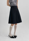 [MADE] Swalin Pleated Midi Skirt