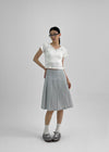 [MADE] Swalin Pleated Midi Skirt