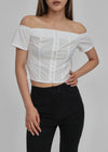 [MADE] PIEL Hook Off Shoulder Top
