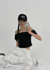 [MADE] PIEL Hook Off Shoulder Top