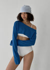 [MADE] Blonny Crop Layered Knit