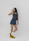 [MADE] Bunny Halterneck Spandex Mini Dress