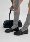 Yoully Mesh Ribbed Long Socks