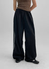 Poppin lace line two way track pants