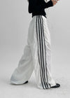 Poppin lace line two way track pants