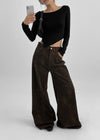 Betrom Leopard Wide Pants