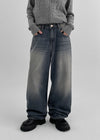 Cellumen Weite Ballon-Denim-Hose