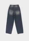 Cellumen Weite Ballon-Denim-Hose