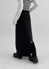 Delicto slit long skirt