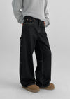 Urandi Non-Fade Raw Carpenter Denim Pants