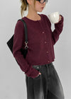 Katie Golji Wool Crop Cardigan