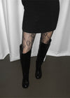 Nisson Flower Lace Stockings