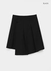 Stelby Pleated Wrap Midi Skirt