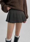 Lipton Wool Pleated Mini Skirt Pants