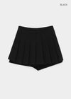 Lipton Wool Pleated Mini Skirt Pants