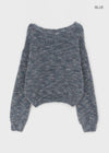 Runsi Bocashi Boat Neck Knit