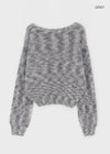 Runsi Bocashi Boat Neck Knit