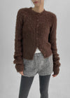 Migou Angora Strickjacke