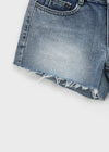 Inmoi Low Waist Cutting Denim Shorts