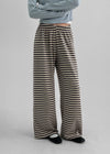 Cohi Stripe Wide Banding Pants