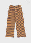 Cohi Stripe Wide Banding Pants