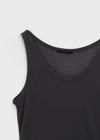 Camiseta sin mangas de Tencel con cuello redondo Clover