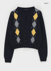 Gilet en tricot Argyle Mosing